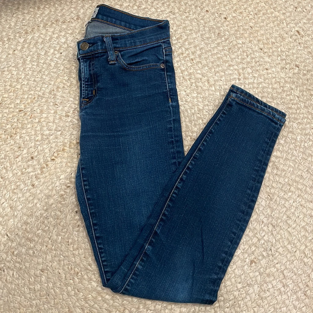 J Crew Womens Toothpick Skinny Jeans Size 26t